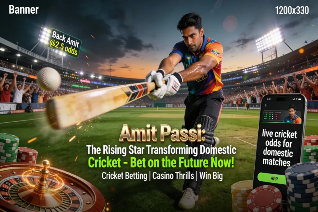 Amit Passi: The Rising Star Transforming Domestic Cricket
