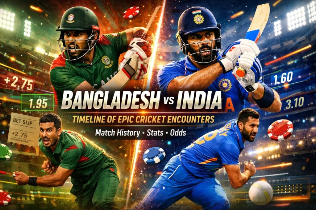 Bangladesh National Cricket team vs India National Cricket Team Timeline: Encounters Through the Years