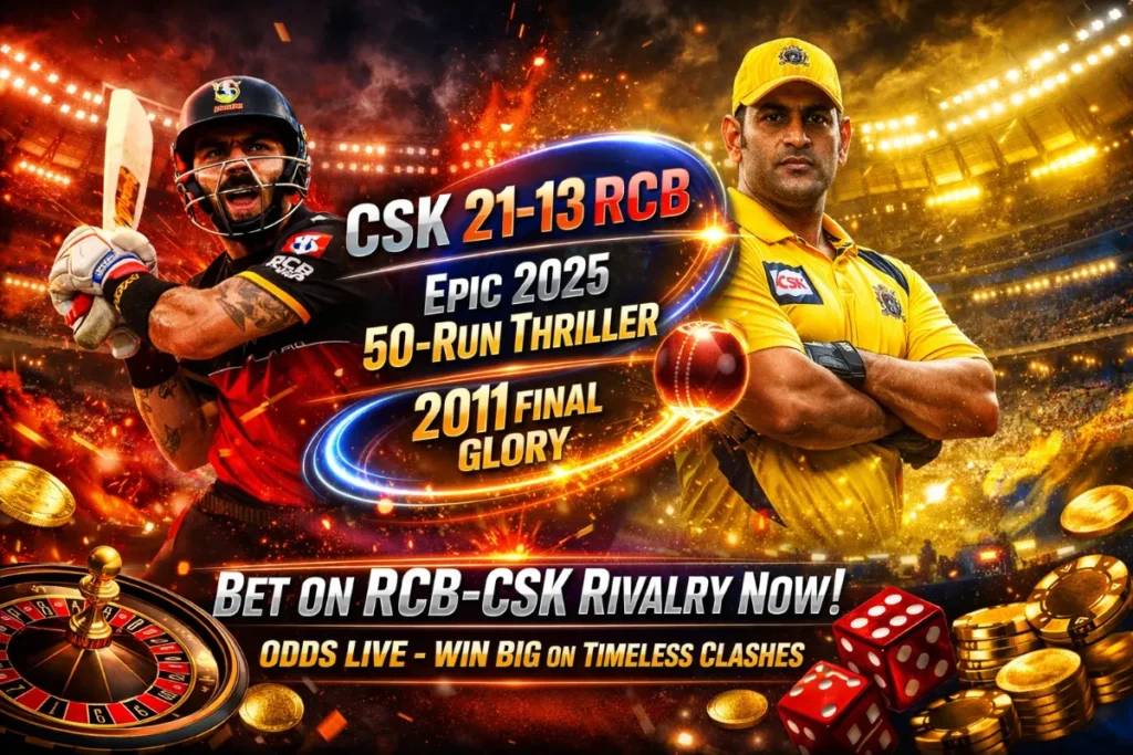 Royal Challengers Bangalore vs Chennai Super Kings Timeline