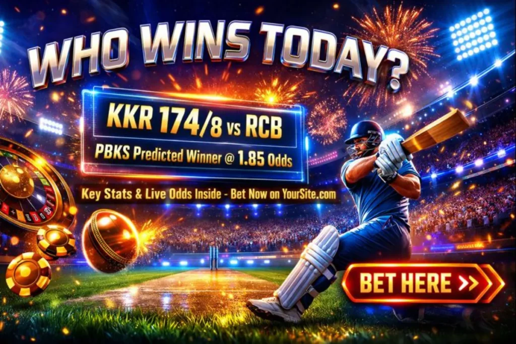 Today’s IPL Match Prediction: Who Wins? Key Stats & Odds Inside