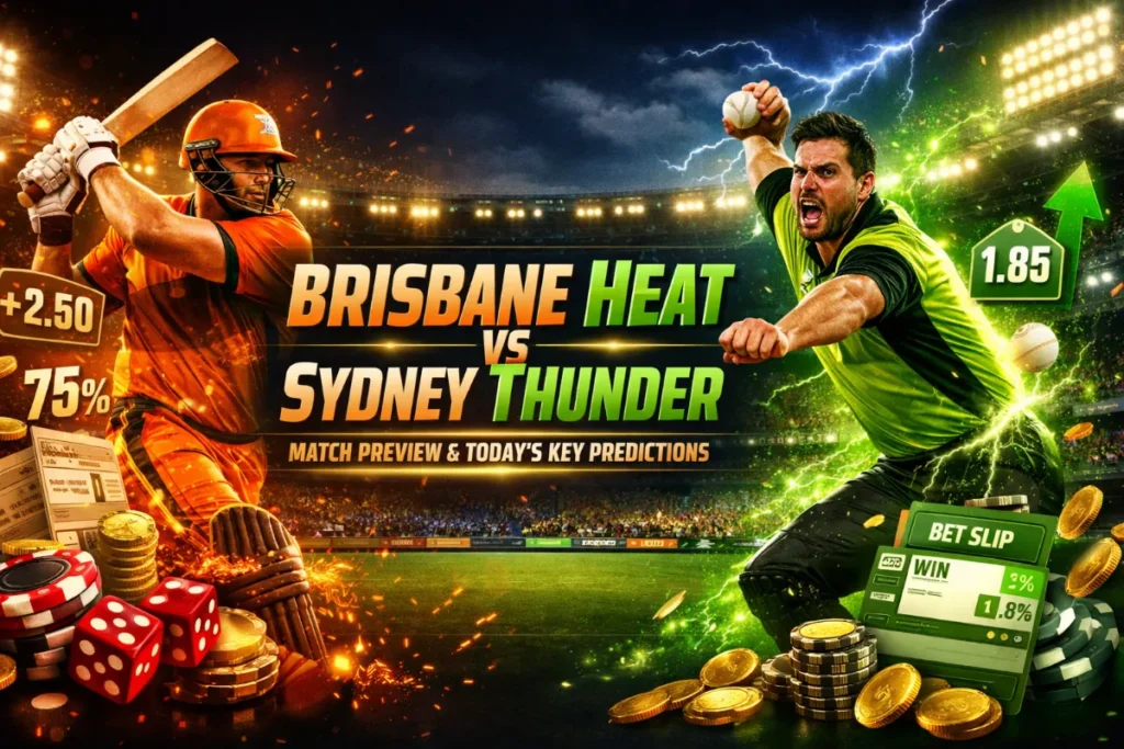 Brisbane Heat vs Sydney Thunder Match Preview & Today’s Key Predictions
