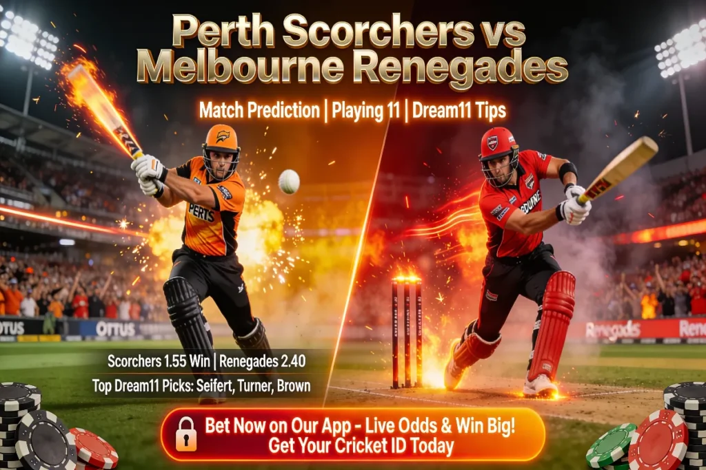 Perth Scorchers vs Melbourne Renegades: Match Prediction, Playing 11 & Tips